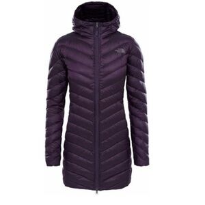 NORTH FACE travail Parka dark purple
